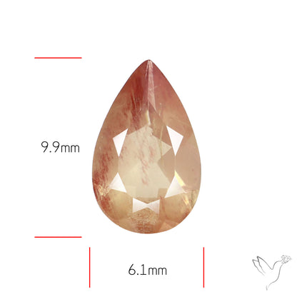 Faceted Andesine Fine Gemstone Plagioclase Feldspar