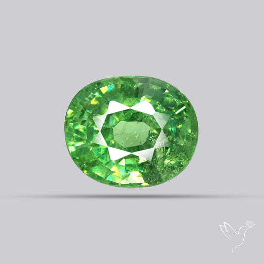 Rare Ural Demantoid Garnets Faceted Fine Gemstone