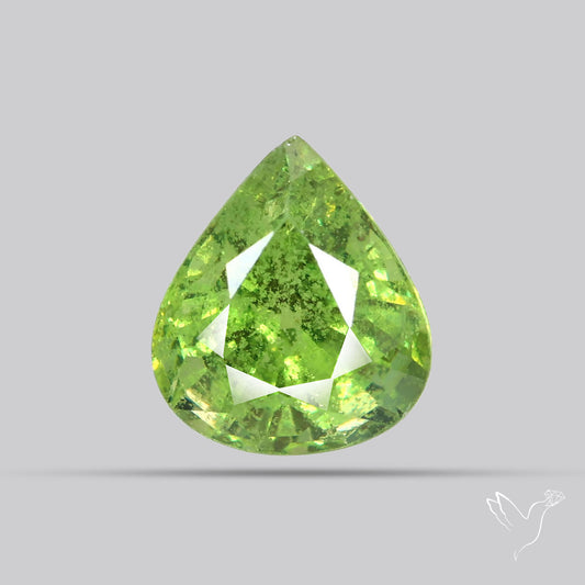 Rare Ural Demantoid Garnets Faceted Fine Gemstone