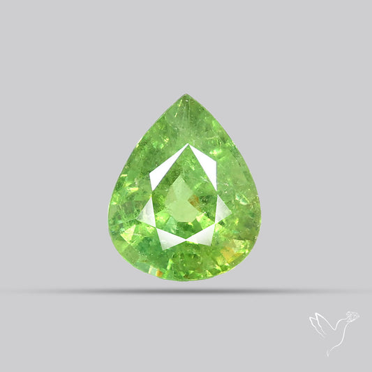 Rare Ural Demantoid Garnets Faceted Fine Gemstone