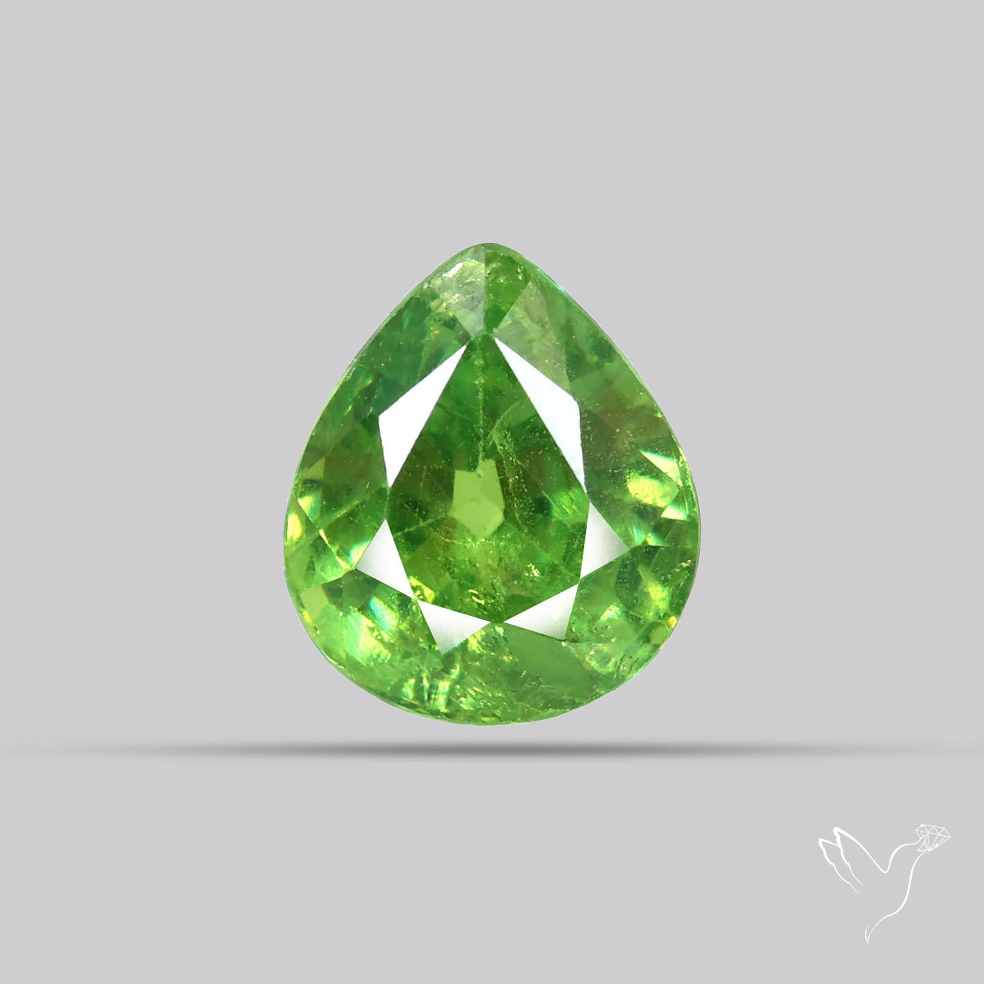 Rare Ural Demantoid Garnets Faceted Fine Gemstone