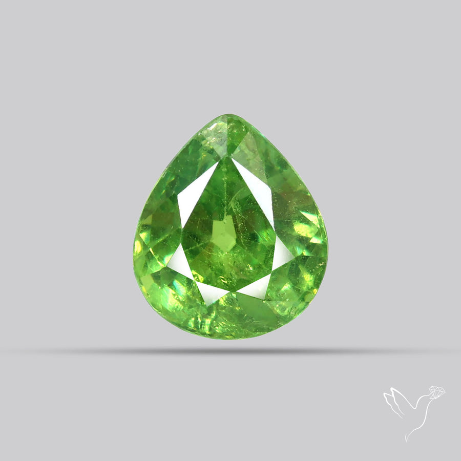Rare Ural Demantoid Garnets Faceted Fine Gemstone
