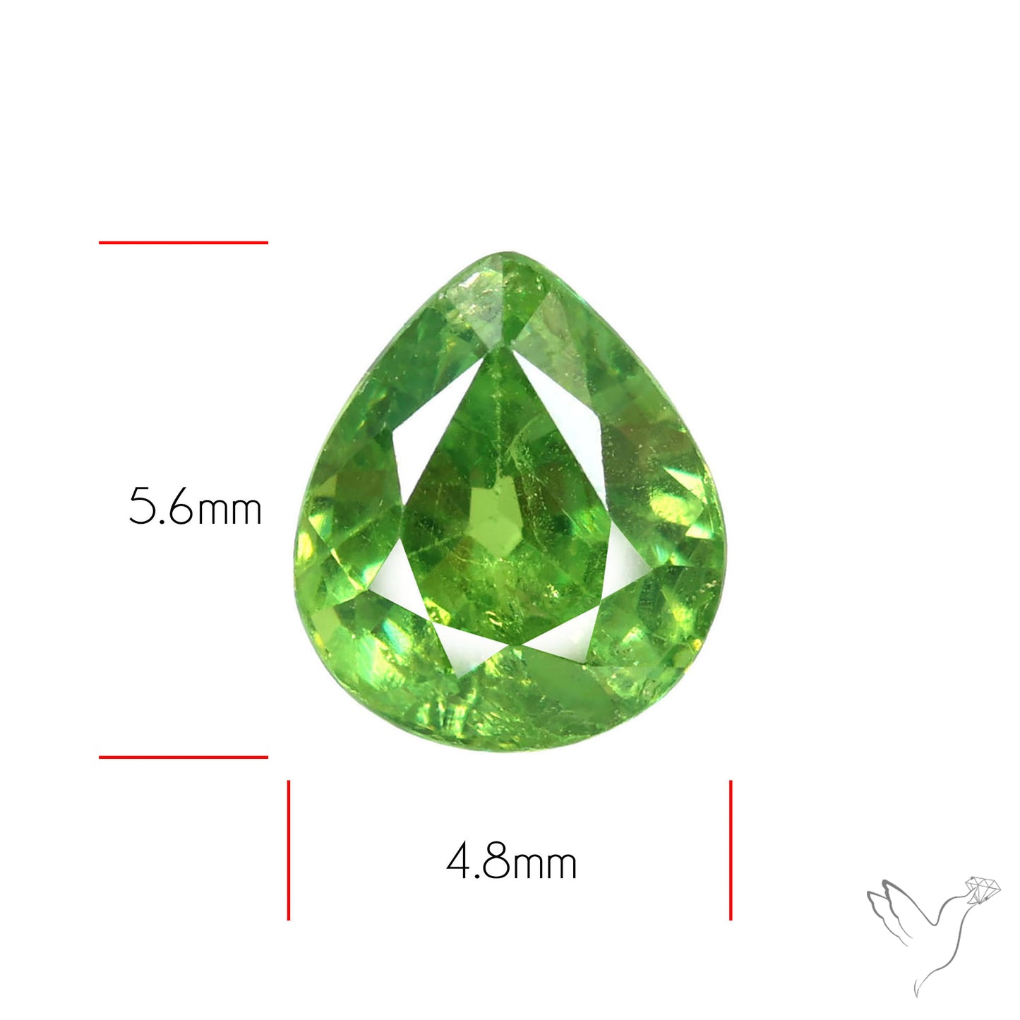 Rare Ural Demantoid Garnets Faceted Fine Gemstone