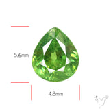 Rare Ural Demantoid Garnets Faceted Fine Gemstone