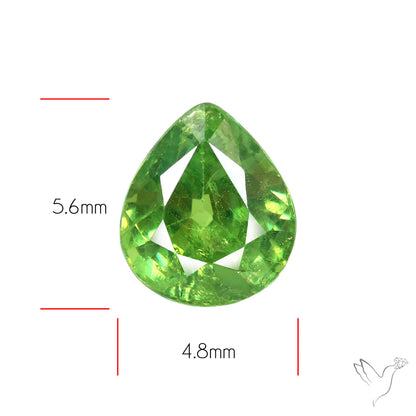 Rare Ural Demantoid Garnets Faceted Fine Gemstone