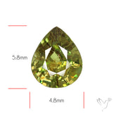 Rare Ural Demantoid Garnets Faceted Fine Gemstone