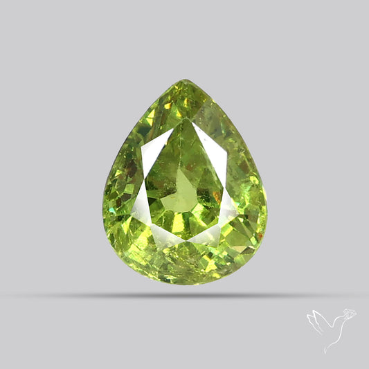 Rare Ural Demantoid Garnets Faceted Fine Gemstone