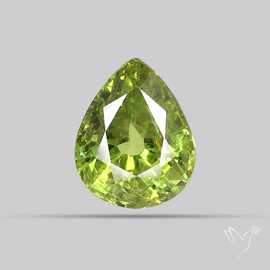 Rare Ural Demantoid Garnets Faceted Fine Gemstone