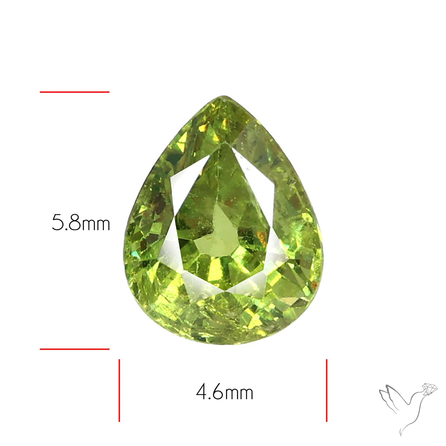 Rare Ural Demantoid Garnets Faceted Fine Gemstone