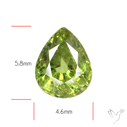 Rare Ural Demantoid Garnets Faceted Fine Gemstone