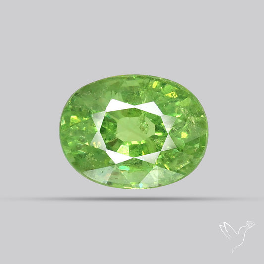 Rare Ural Demantoid Garnets Faceted Fine Gemstone