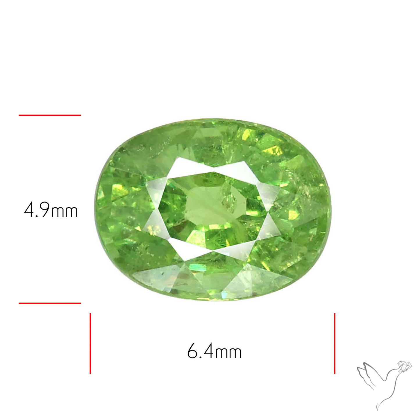 Rare Ural Demantoid Garnets Faceted Fine Gemstone