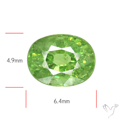 Rare Ural Demantoid Garnets Faceted Fine Gemstone