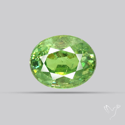 Rare Ural Demantoid Garnets Faceted Fine Gemstone