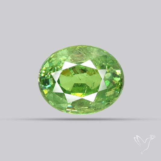 Rare Ural Demantoid Garnets Faceted Fine Gemstone