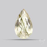 Faceted Green Rutilated Quartz