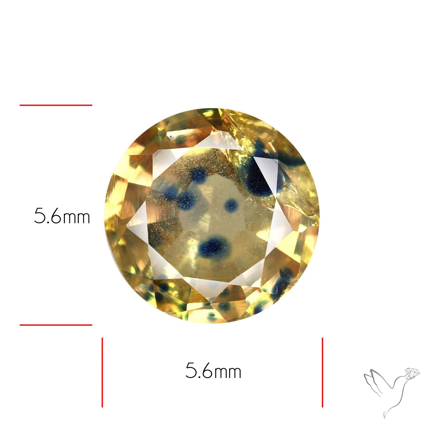 Faceted Songea Sapphire Small Fine Gemstone