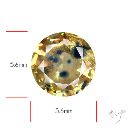 Faceted Songea Sapphire Small Fine Gemstone
