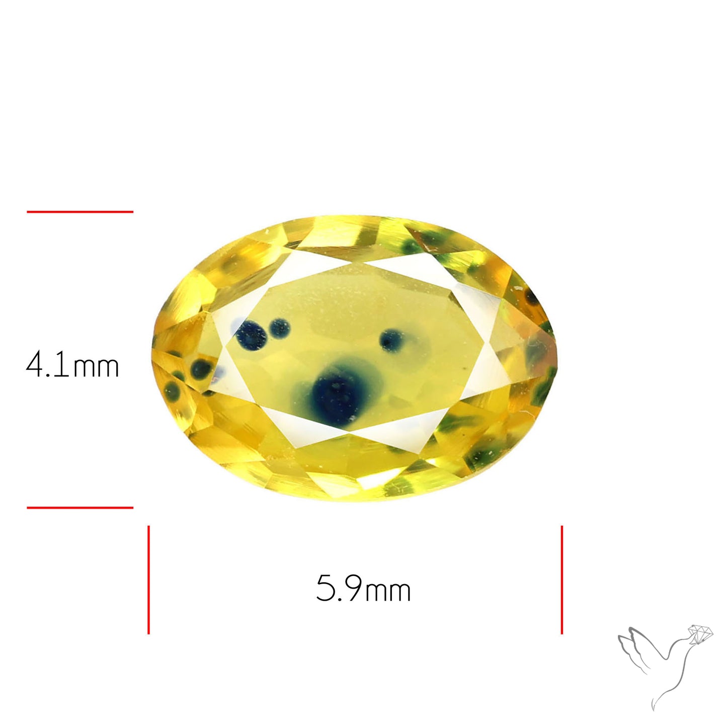 Faceted Songea Sapphire Small Fine Gemstone