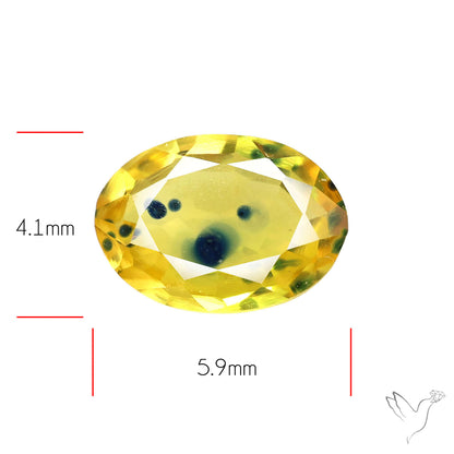 Faceted Songea Sapphire Small Fine Gemstone