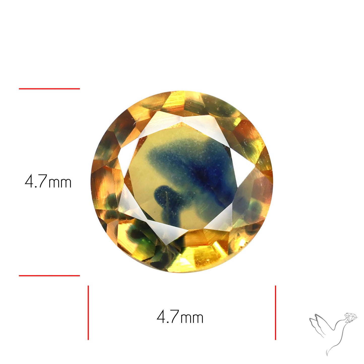 Faceted Songea Sapphire Small Fine Gemstone