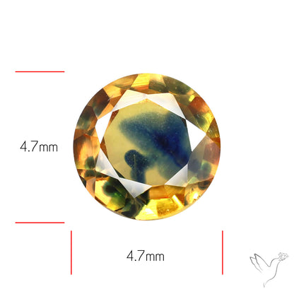 Faceted Songea Sapphire Small Fine Gemstone
