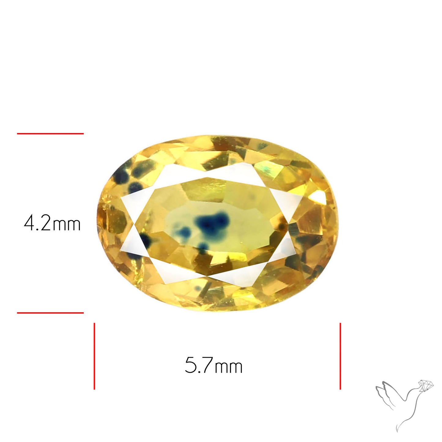 Faceted Songea Sapphire Small Fine Gemstone