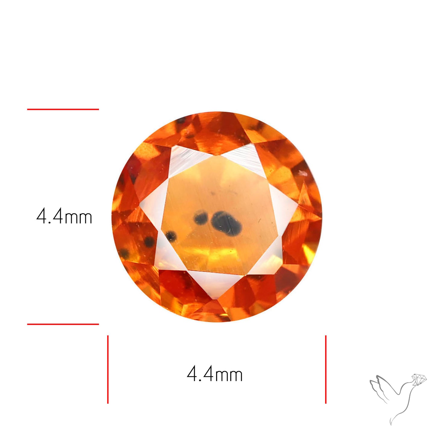 Faceted Songea Sapphire Small Fine Gemstone