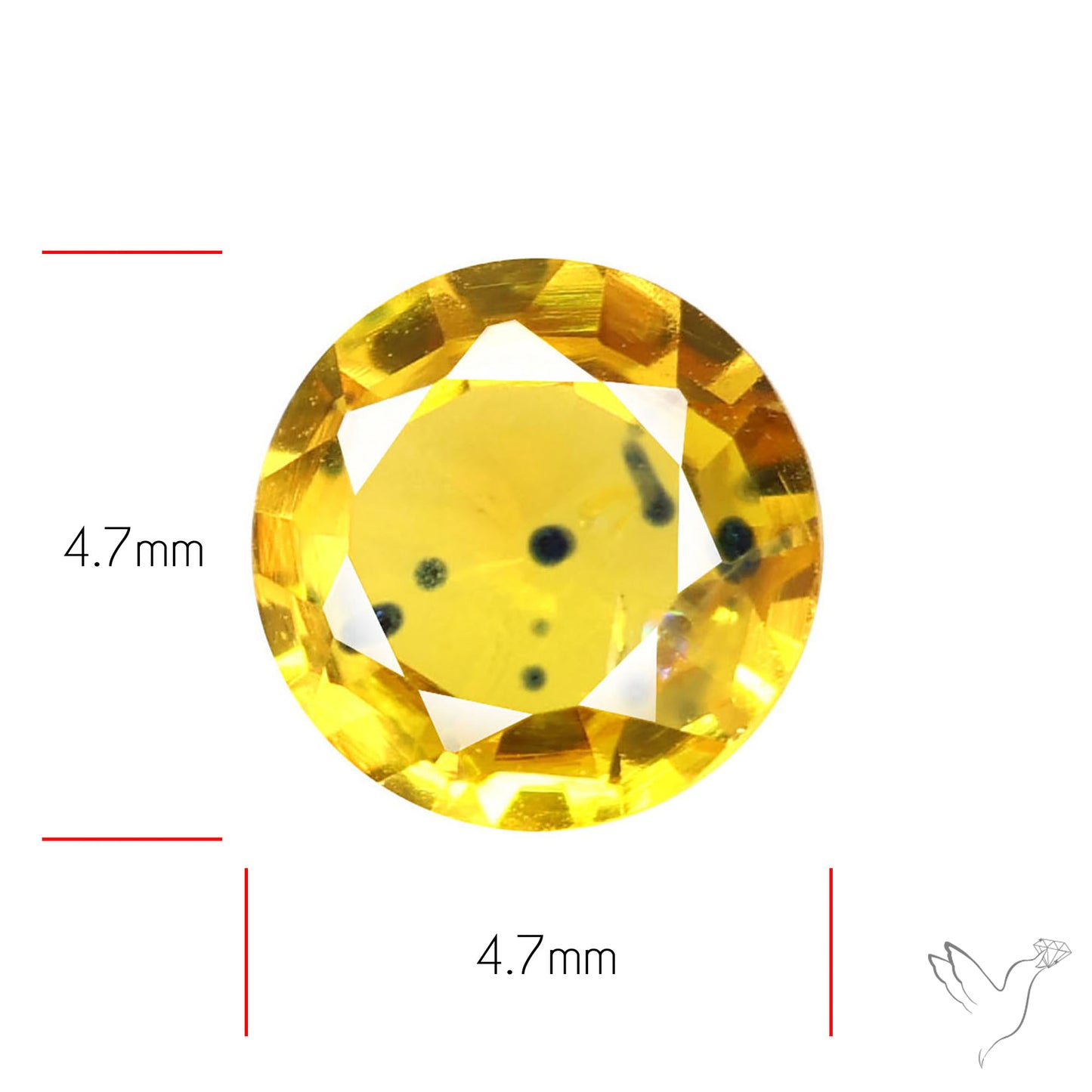 Faceted Songea Sapphire Small Fine Gemstone