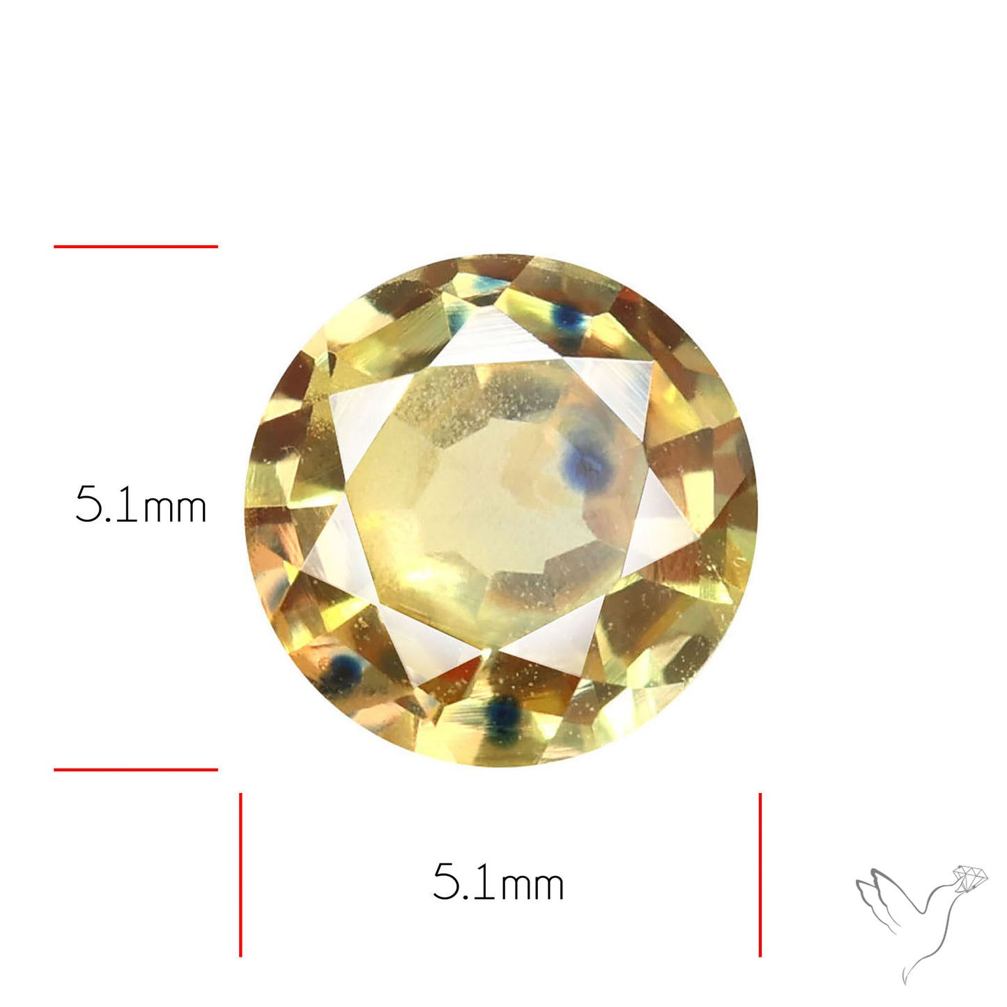 Faceted Songea Sapphire Small Fine Gemstone