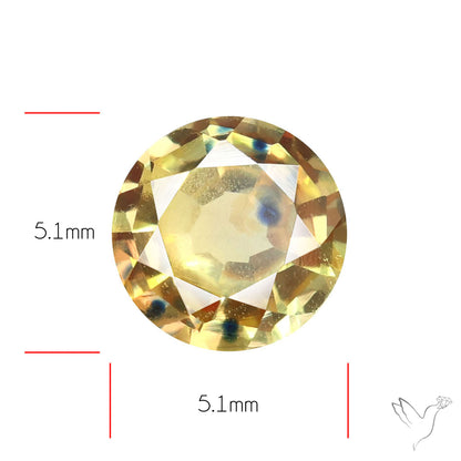 Faceted Songea Sapphire Small Fine Gemstone