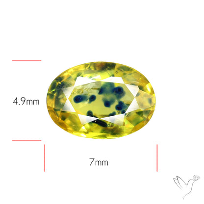 Faceted Songea Sapphire Small Fine Gemstone