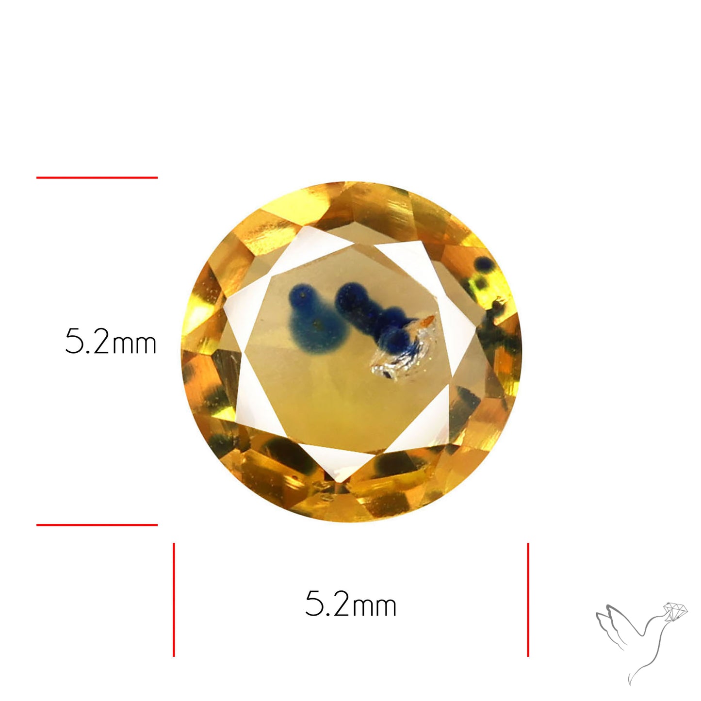 Faceted Songea Sapphire Small Fine Gemstone