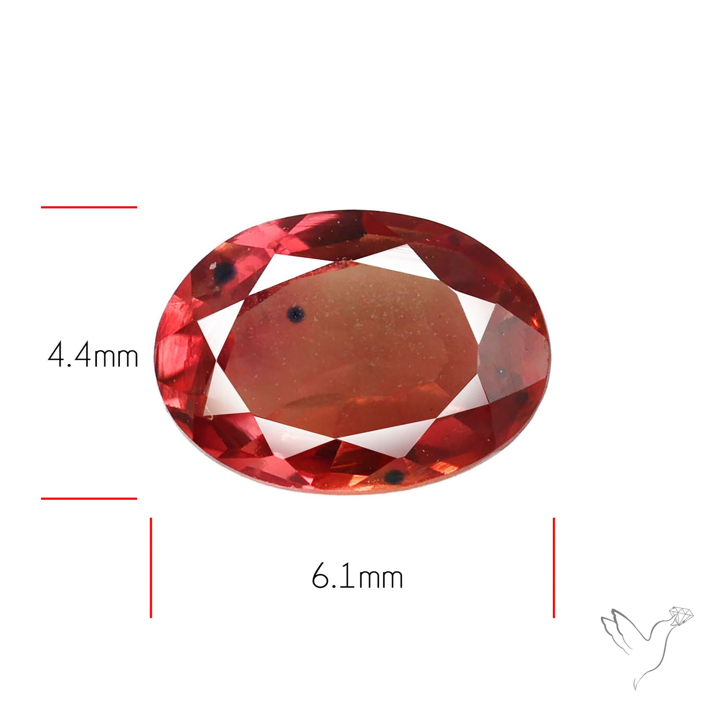 Faceted Songea Sapphire Small Fine Gemstone