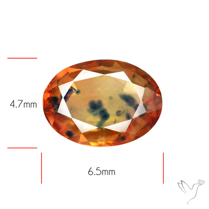 Faceted Songea Sapphire Small Fine Gemstone