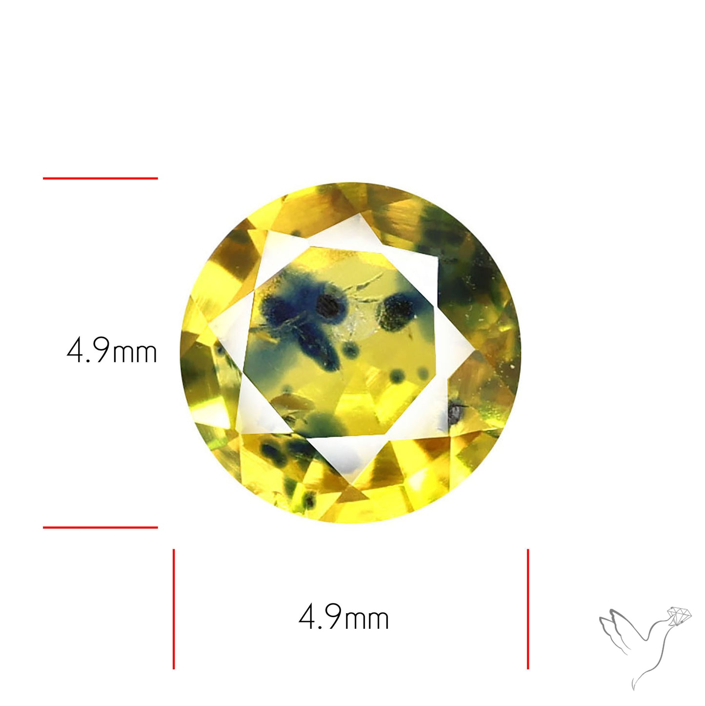 Faceted Songea Sapphire Small Fine Gemstone