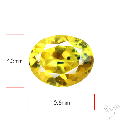 Faceted Songea Sapphire Small Fine Gemstone