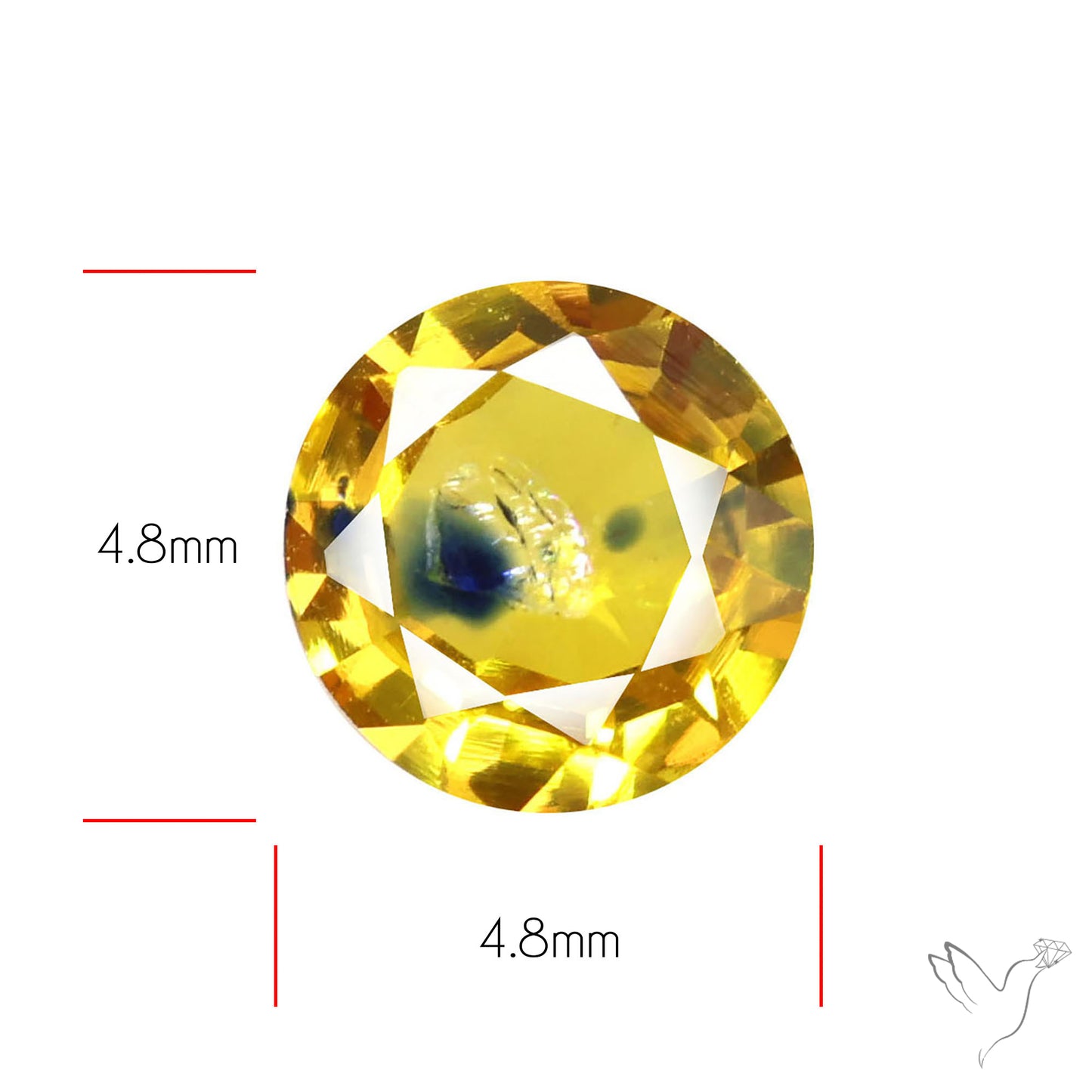 Faceted Songea Sapphire Small Fine Gemstone