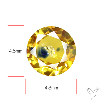 Faceted Songea Sapphire Small Fine Gemstone