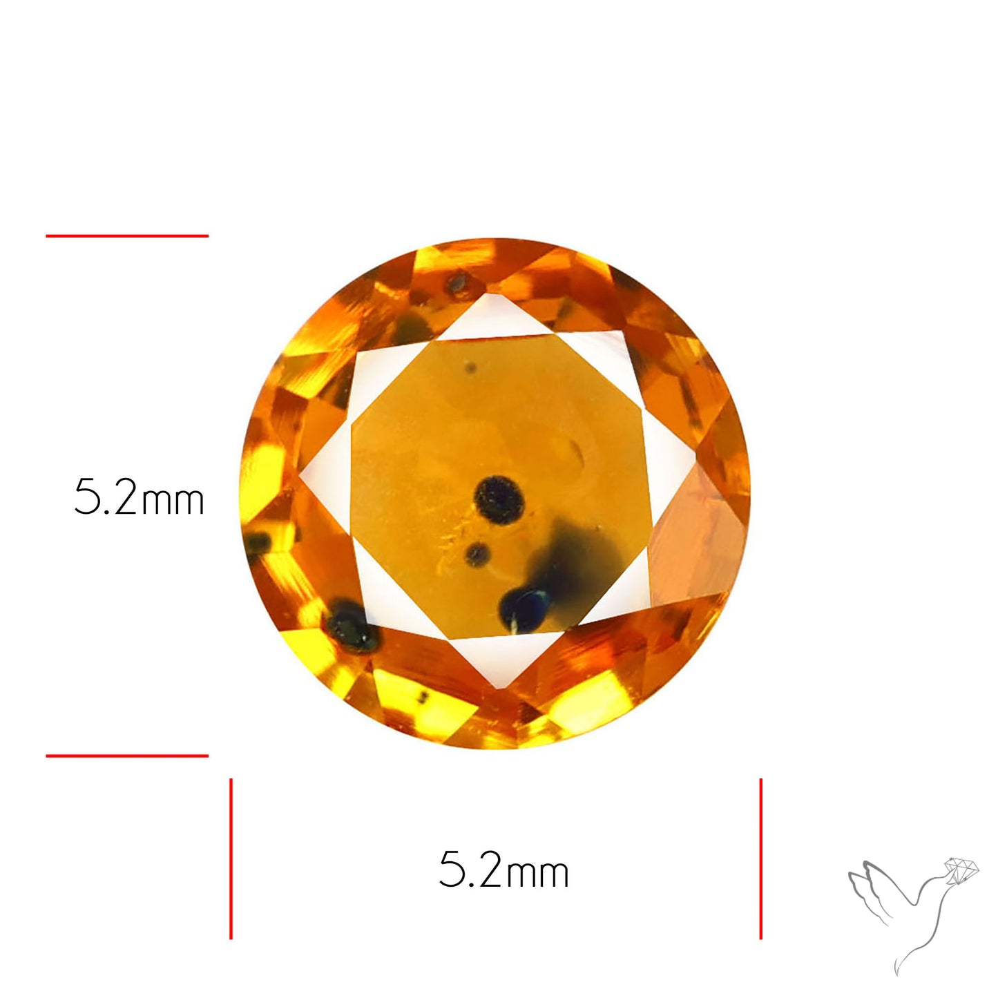 Faceted Songea Sapphire Small Fine Gemstone