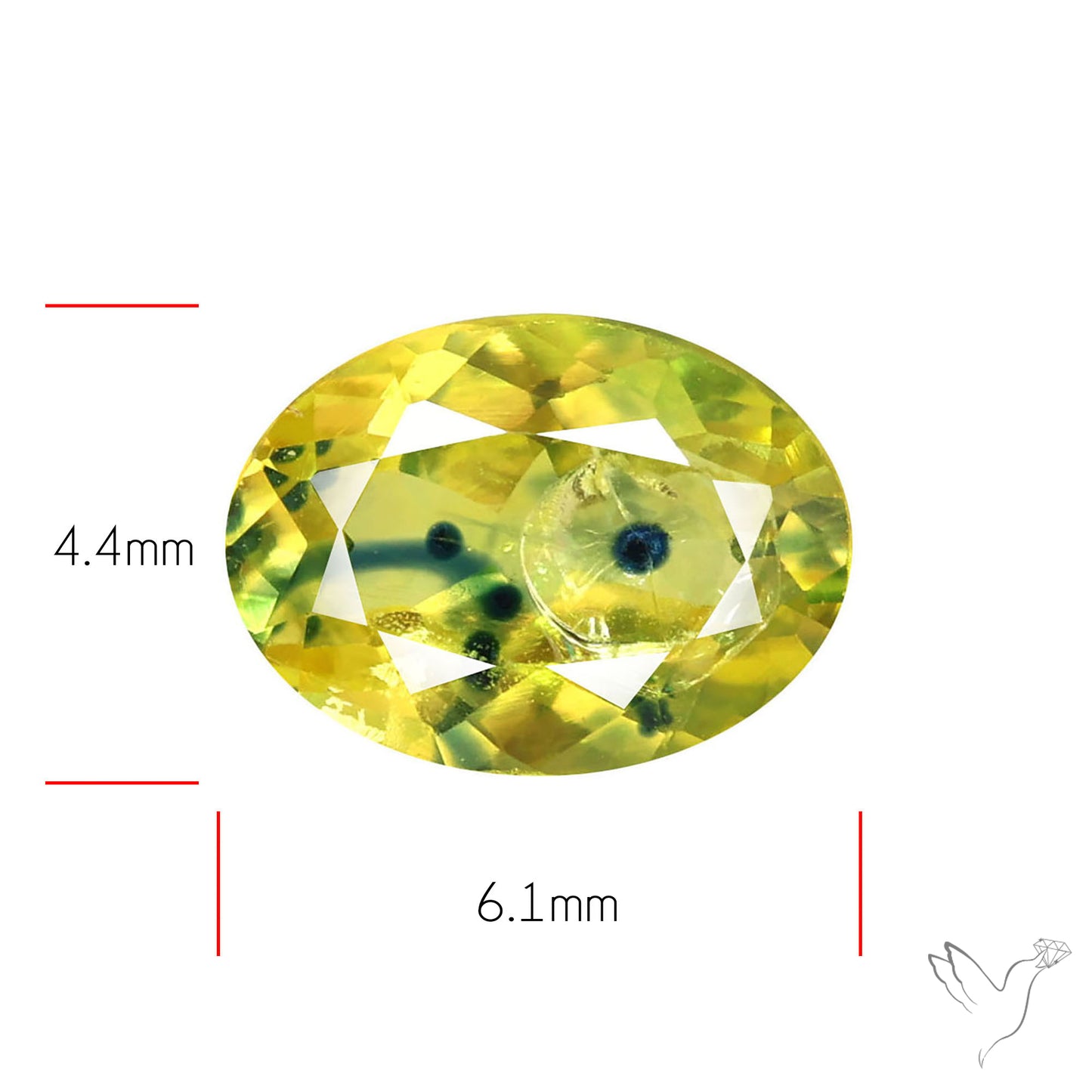 Faceted Songea Sapphire Small Fine Gemstone