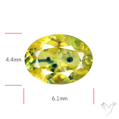 Faceted Songea Sapphire Small Fine Gemstone