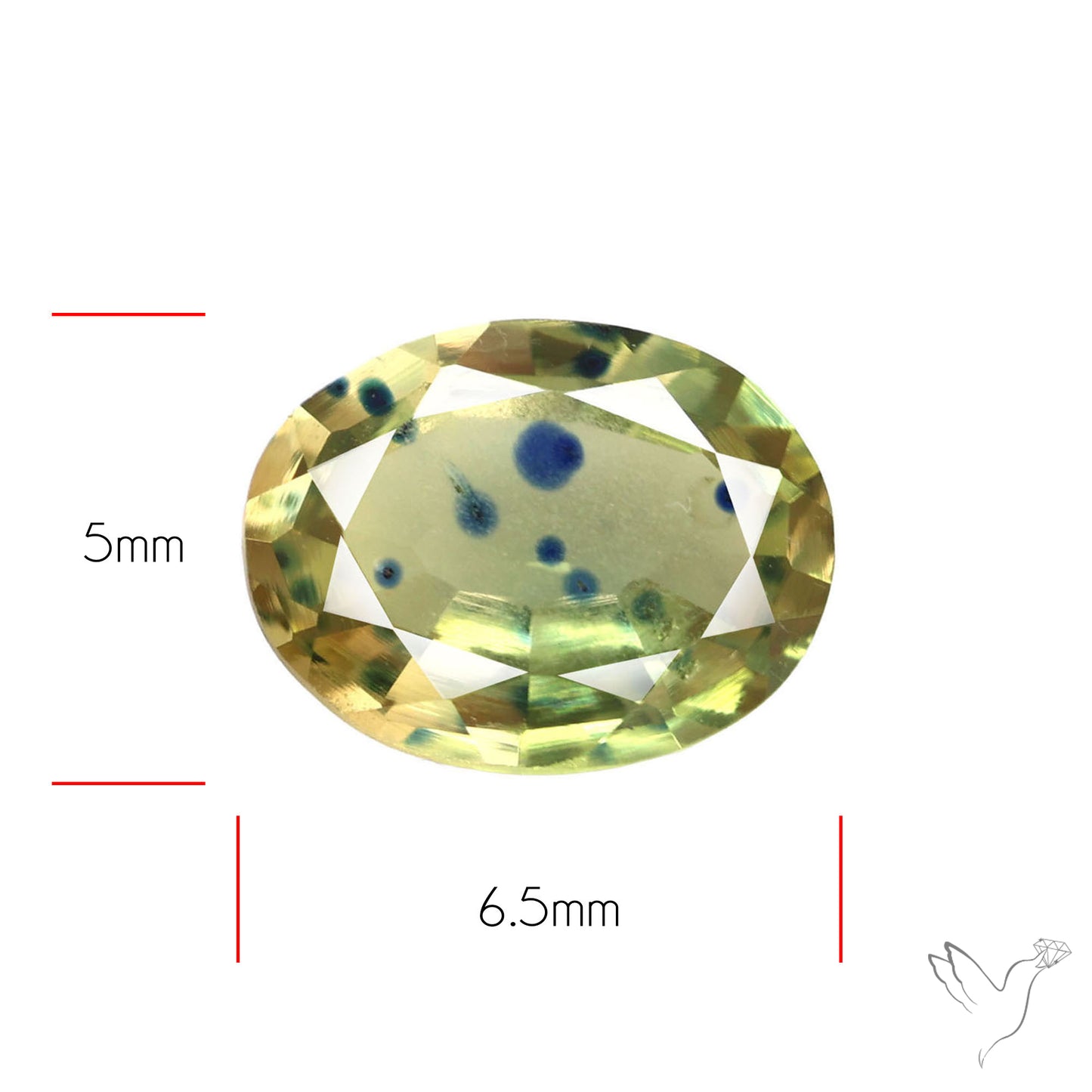 Faceted Songea Sapphire Small Fine Gemstone