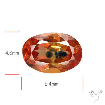 Faceted Songea Sapphire Small Fine Gemstone