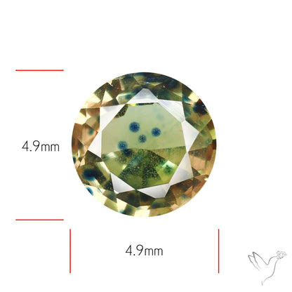 Faceted Songea Sapphire Small Fine Gemstone