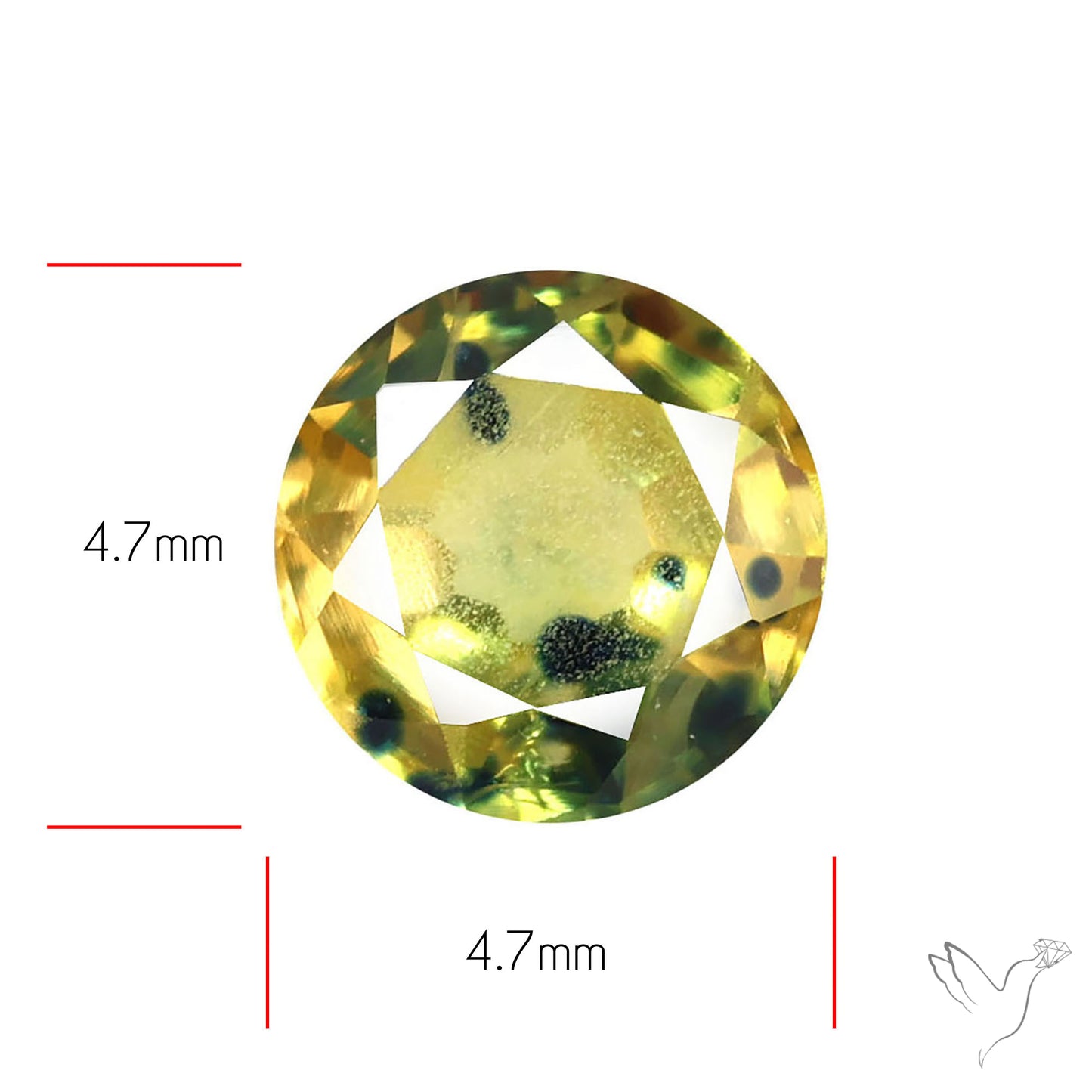 Faceted Songea Sapphire Small Fine Gemstone