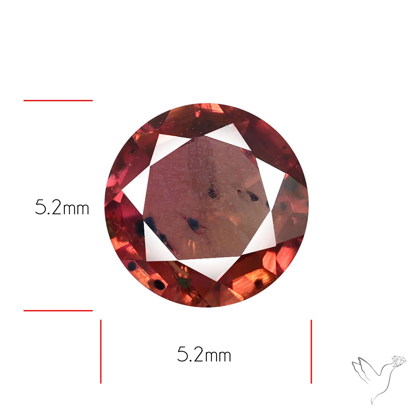 Faceted Songea Sapphire Small Fine Gemstone