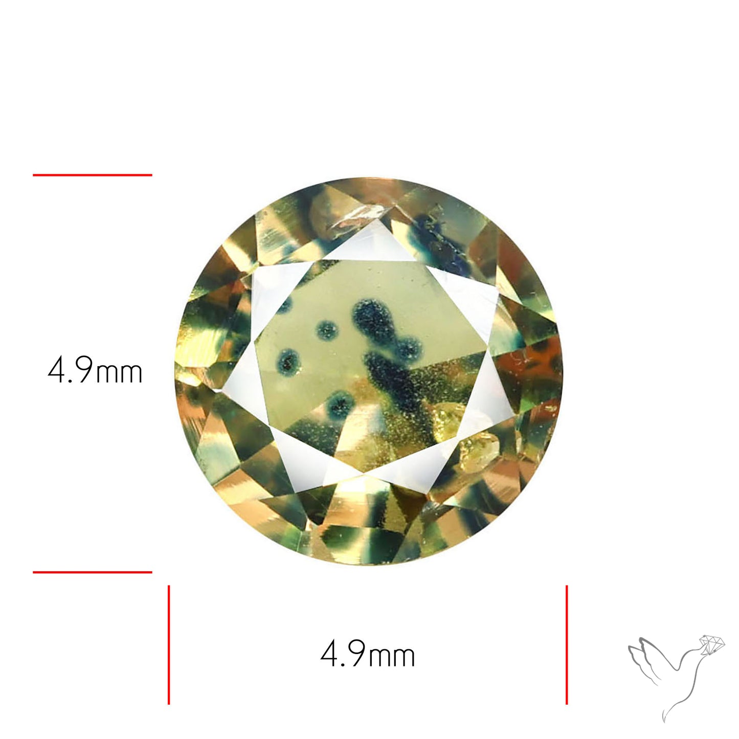 Faceted Songea Sapphire Small Fine Gemstone
