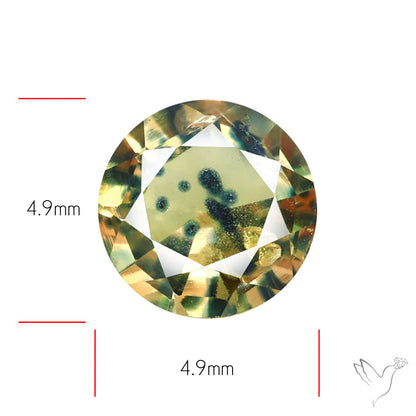 Faceted Songea Sapphire Small Fine Gemstone