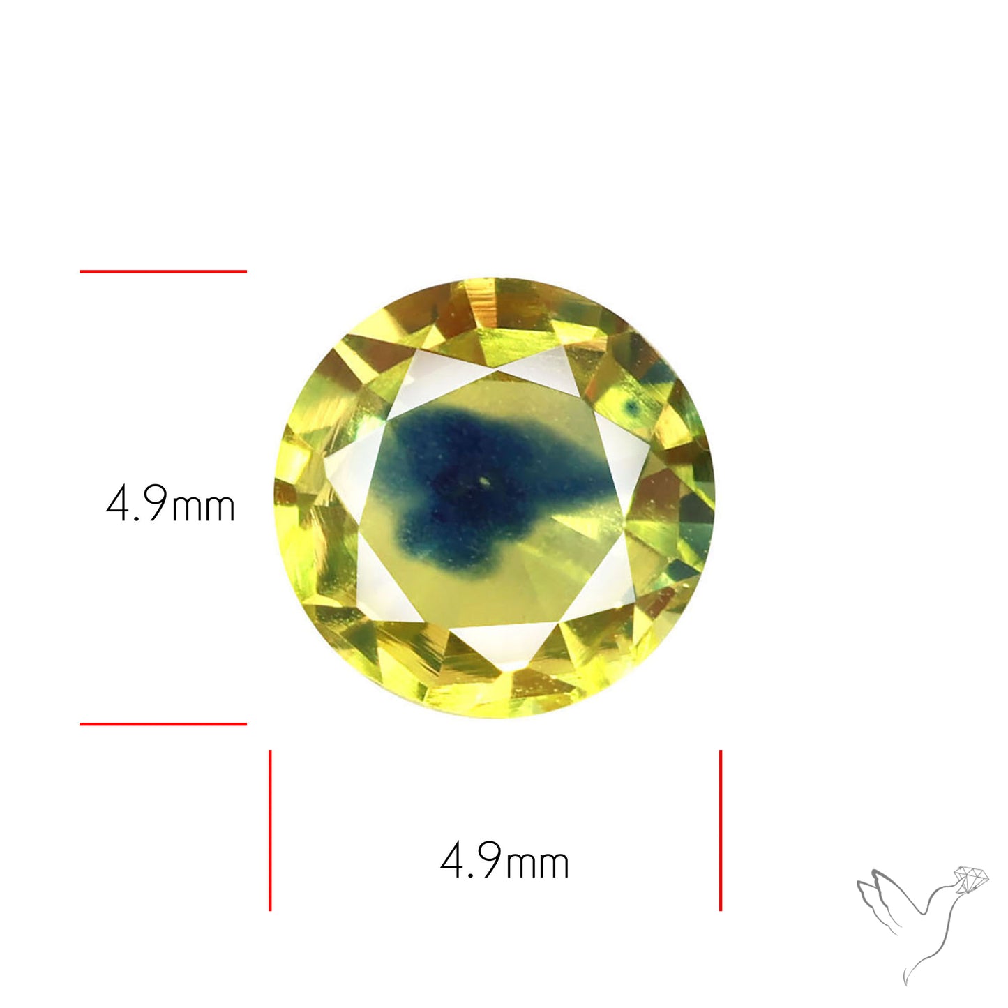 Faceted Songea Sapphire Small Fine Gemstone